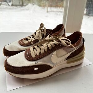 Nike Waffle One Pecan Brown Casual Shoes US 7
